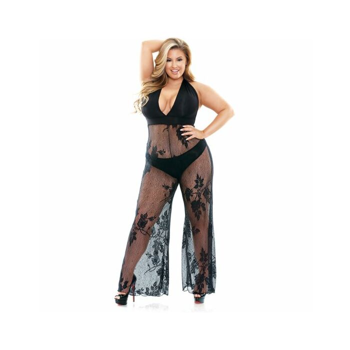 Mono nicki de encaje floral