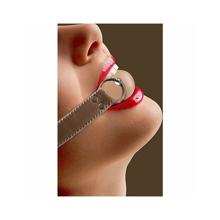 Ouch brown gag without openings