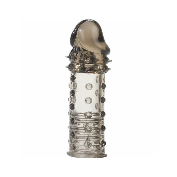 Extension gray silicone penis