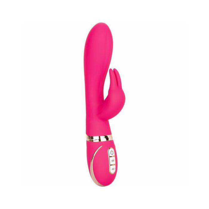 Conejito vibrador de silicona ultra-soft - rosa