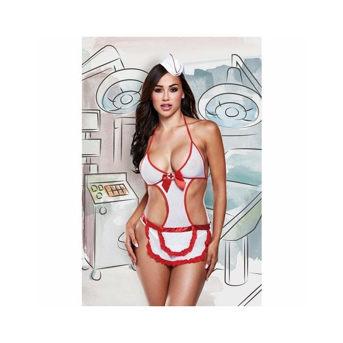 Baci appetizing nurse costume
