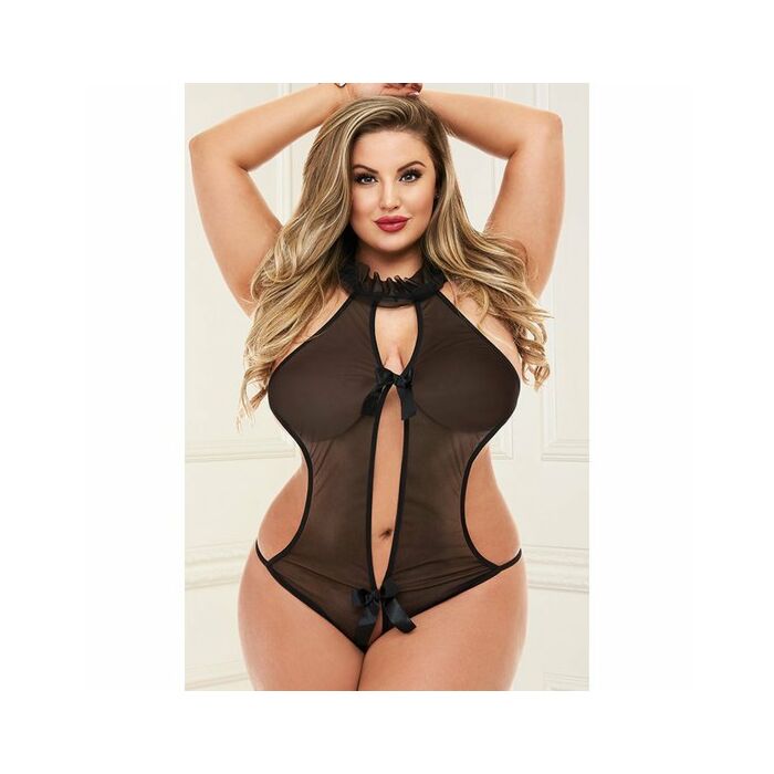 Teddy escote en v - negro