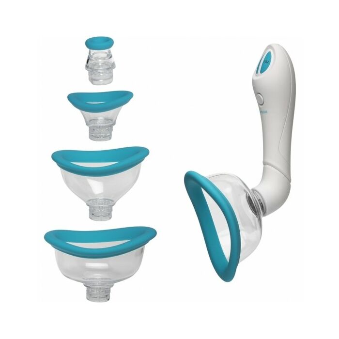 Bloom - Clit & Nipple Suction Cup / Turquoise, White