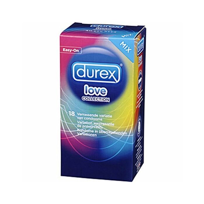Durex love assorted 18 pcs (4 boxes)