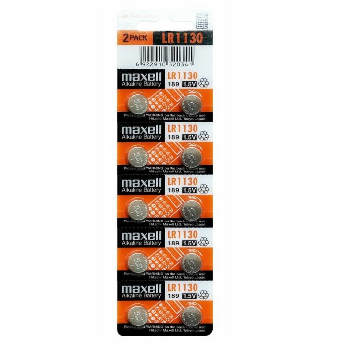 LR1130 alkaline battery 15v extreme duration