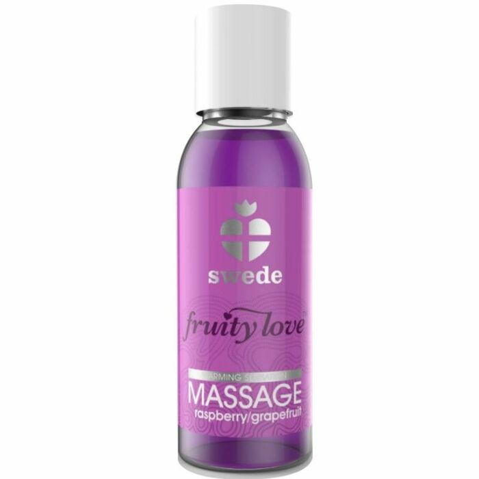 Fruity love massage oil heat effector 50 ml raspberry / grapefruit swede