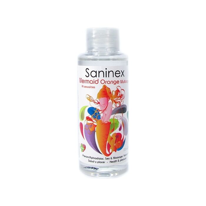 Saninex mermaid orange multiorgasmic - sex & massage oil  100ml
