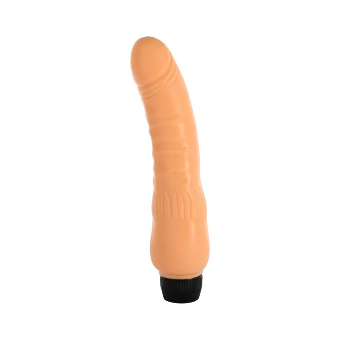 Vinyl Curved Vibrating Penis