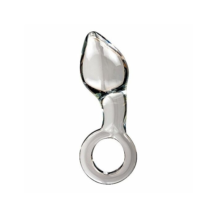 Glass dildo number 14 Icicles