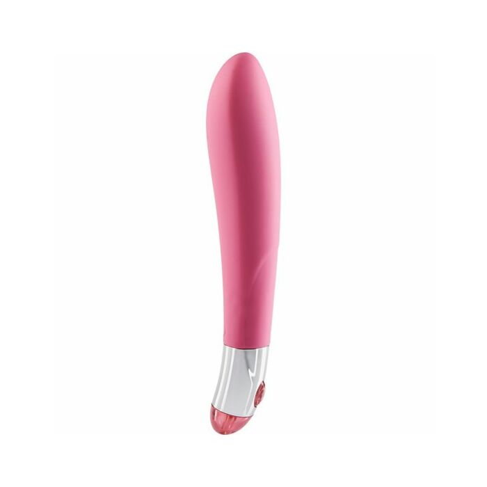 Lovely elegant vibes pink vibrator with soft touch