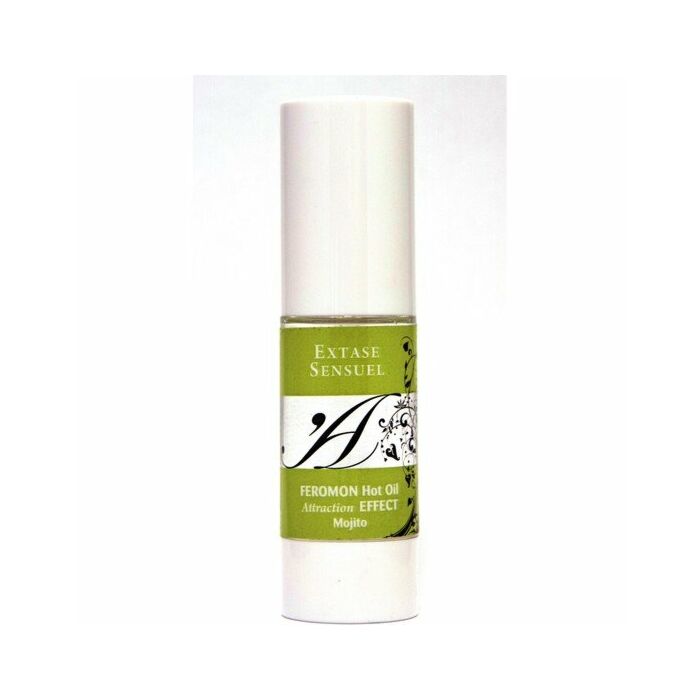 Extase sensual massage oil with pheromones mojito heat effect