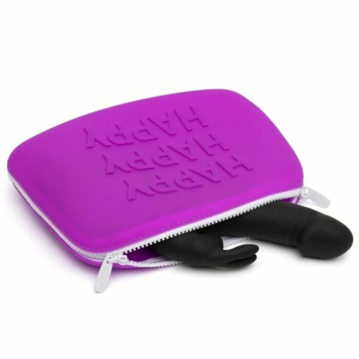 HAPPY RABBIT BOLSA TRANSPORTE DE SILICONA GRANDE LILA