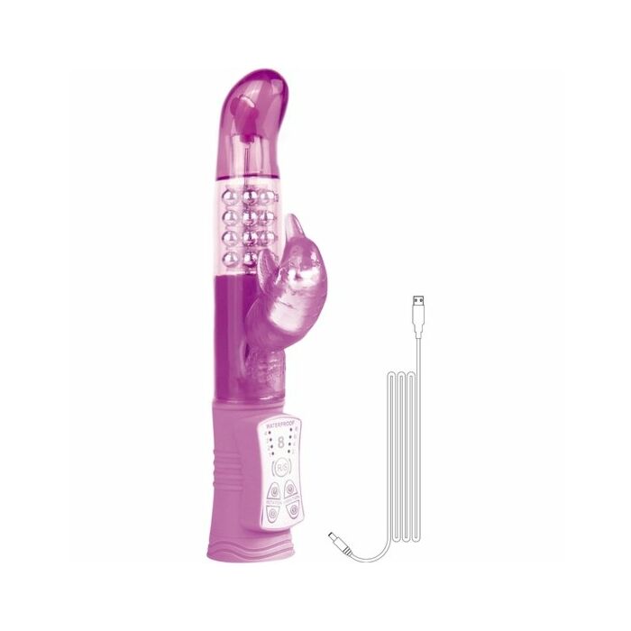 Rechargeable Vibrator purple delfn