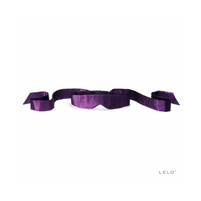 Lelo lilac silk band for intimate eyes
