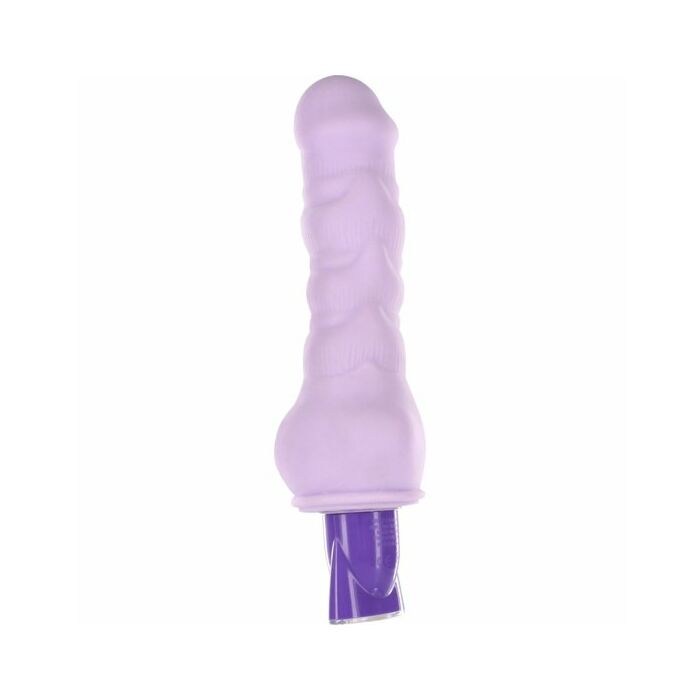 Bendie purple vibrator with 10 functions penis