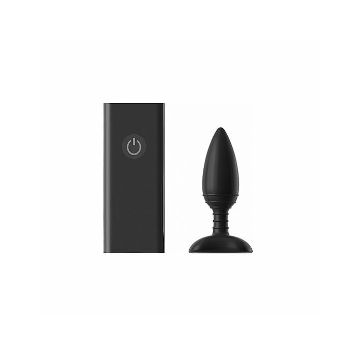 Ace medium plug vibrador control remoto - negro