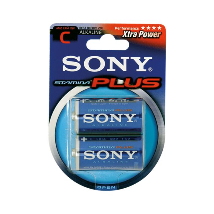 Sony bat/alk c-cel 1x 2pc