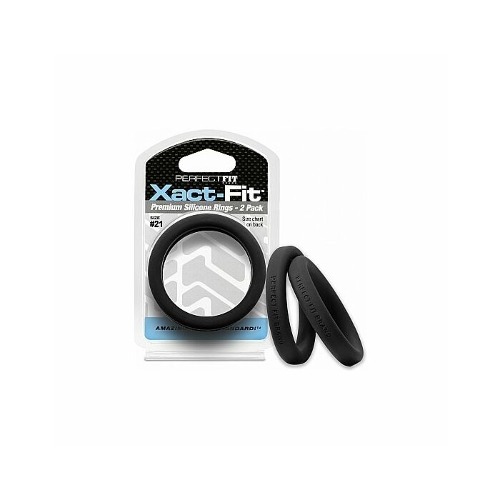 Xact-fit Pack: Silicone Rings 20cm - Black
