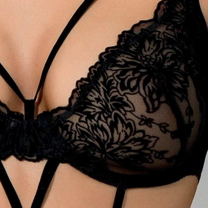 Passion chemise negro haya talla s/m