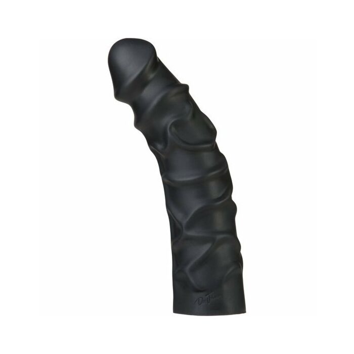 The raging - realstico silicone penis black 20 cm