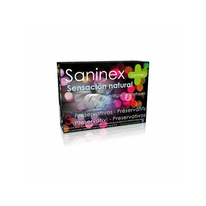 Saninex preservativos natural sensation 3uds