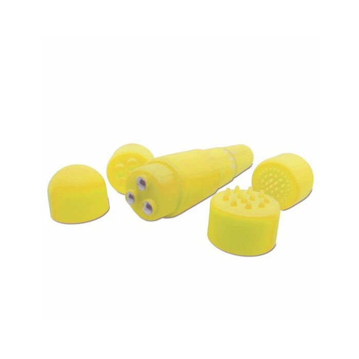 Yellow Neon luv touch mini massager
