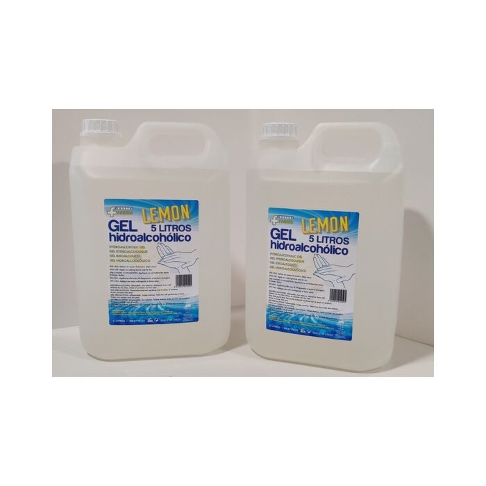Hydroalcoholic gel lemon 5 liters