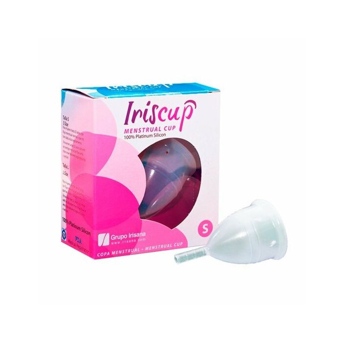 Iriscup transparent small glass mestrual