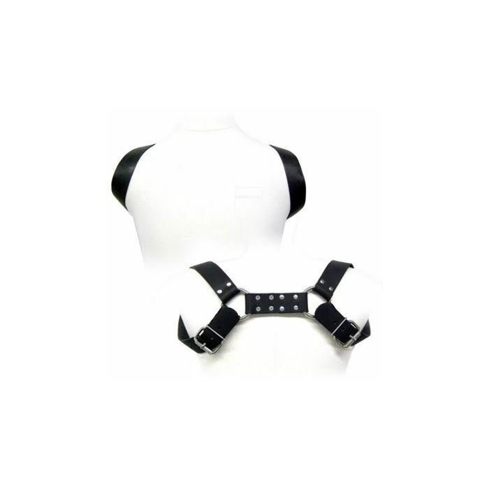 Leather holster body harness