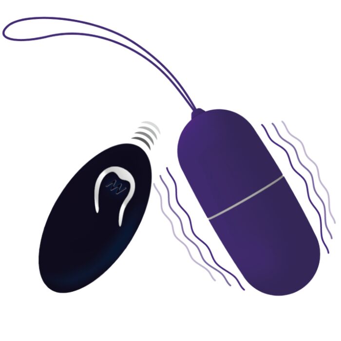 Purple Remote Control Vibrating Egg - Lilac Control