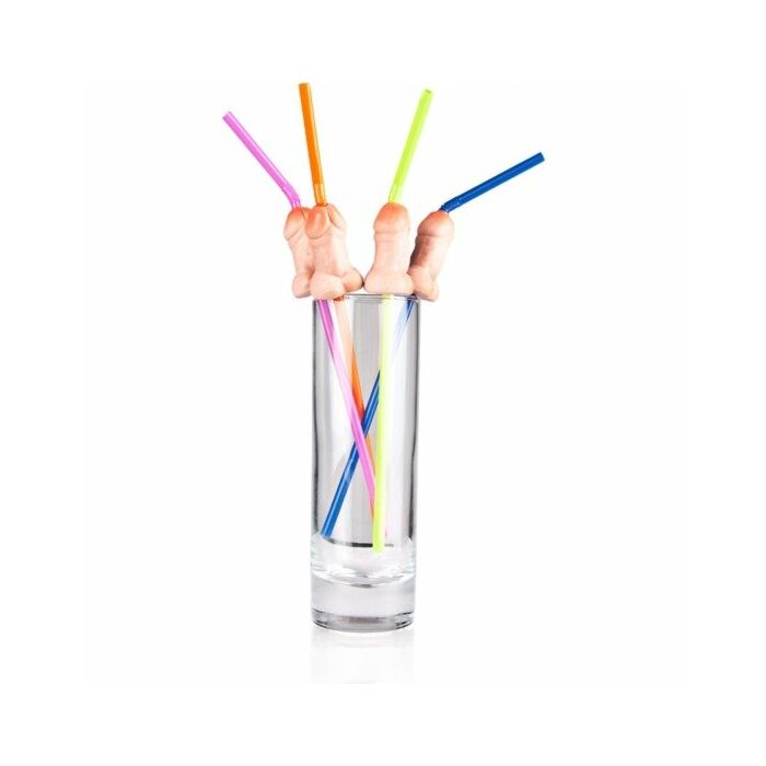 Sexy penis-shaped straws (1 unit)