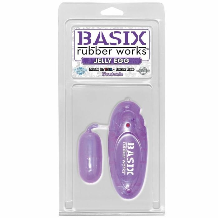 Basix lilac jelly vibrator egg
