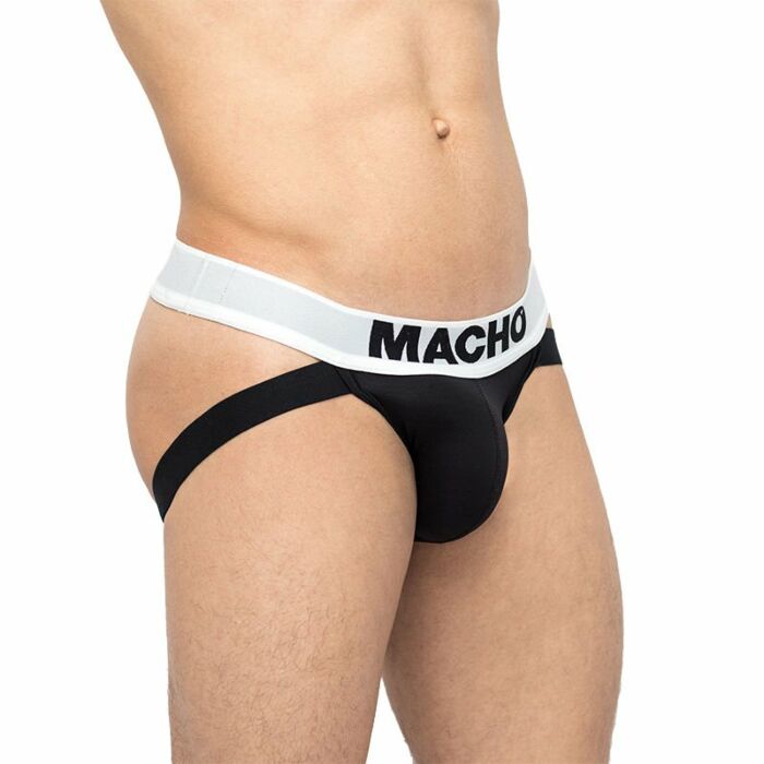Macho - mx200b suspensorio blanco y negro xl