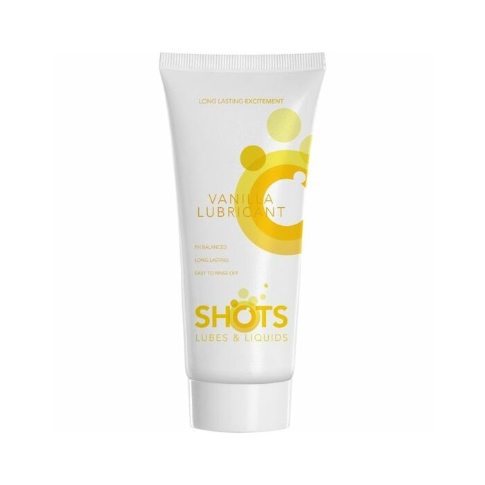 Shotslube water based lubricant vanilla flavor 100ml