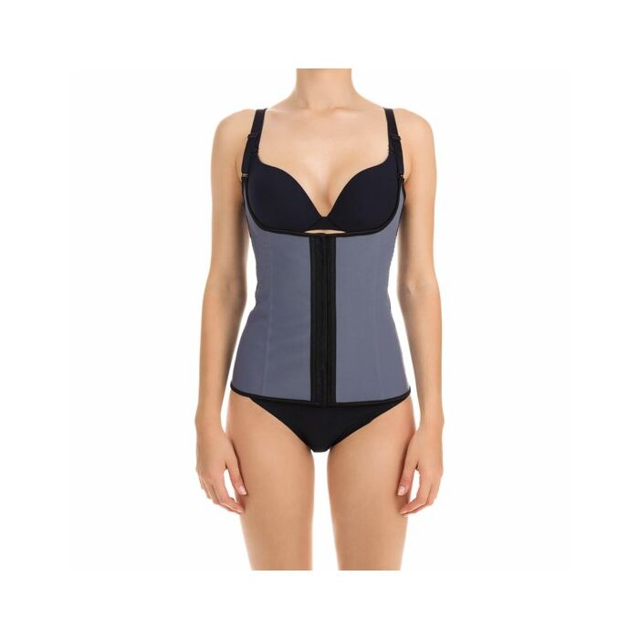 Gray Latex Shape Up Corset