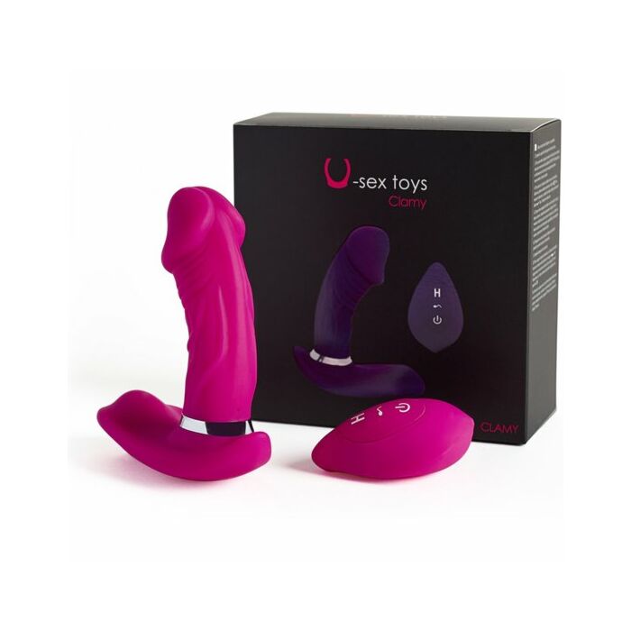Clamy vibrador con estimulación clitoriana