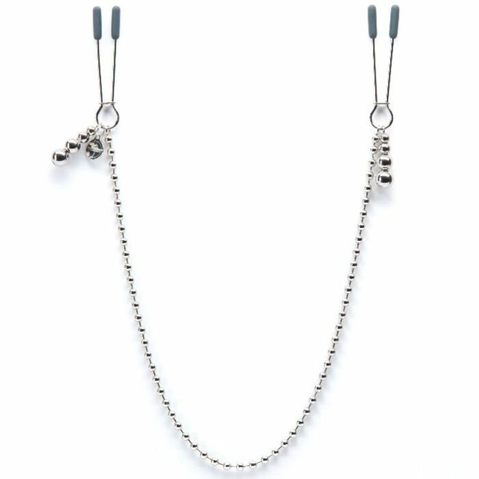 Fifty shades of grey darker at my mercy beaded chain nipple clamps