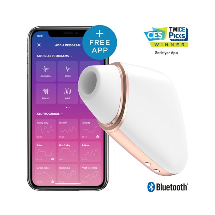 White Satisfyer Triangle