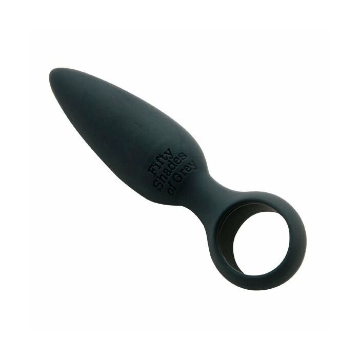 Fifty shades of gray silicone butt plug 108cm