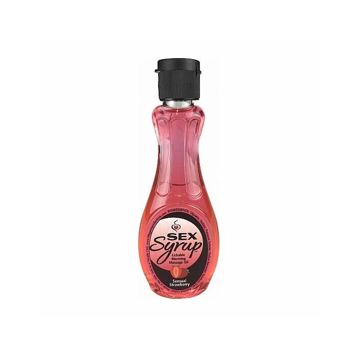 Sex syrup - strawberry massage oil - 118ml