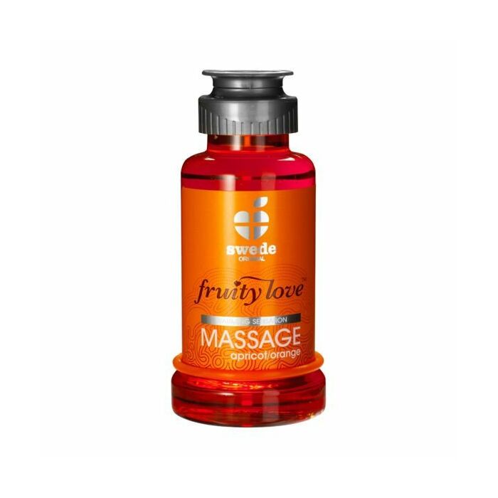 Fruity love massage oil heat effector 100 ml orange / apricot