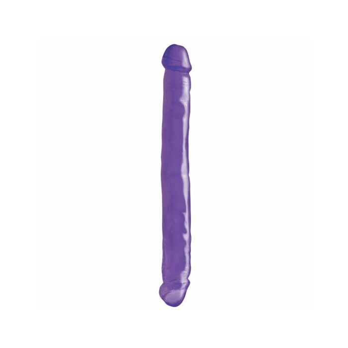 Basix double lilac jelly penis 34 cm