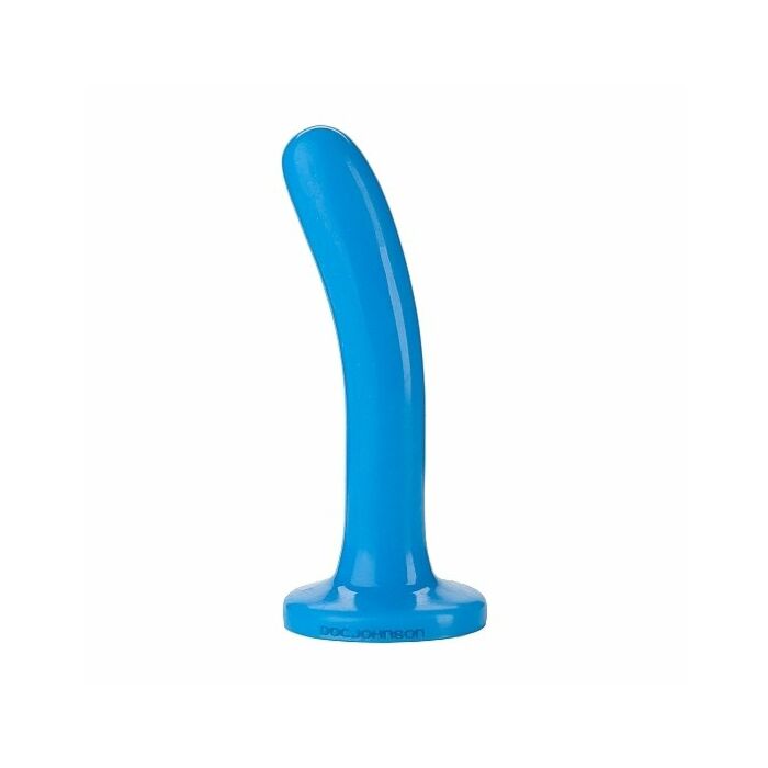 The slim blue dildo