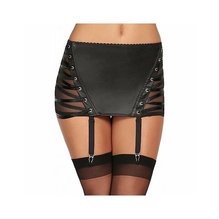 Caracas mini falda con ligueros