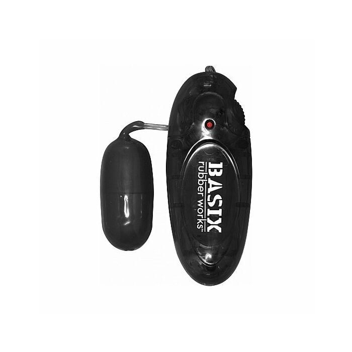 Basix black jelly vibrator egg