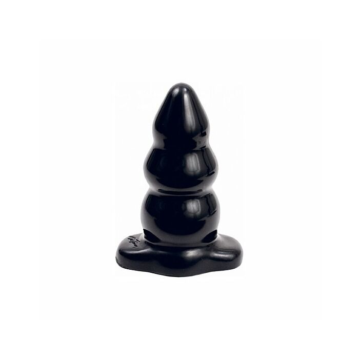 anal plug with big undulations black