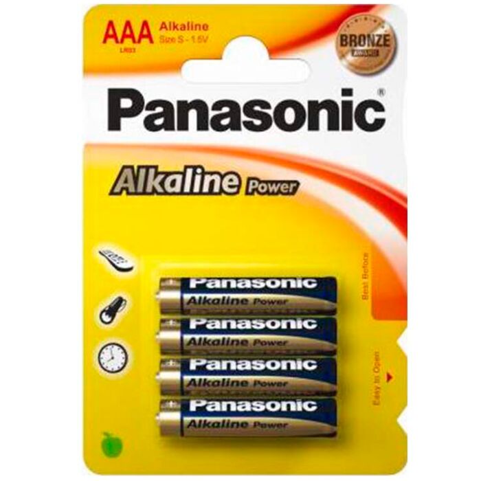 Bright AAA Panasonic Batteries (4-Pack)