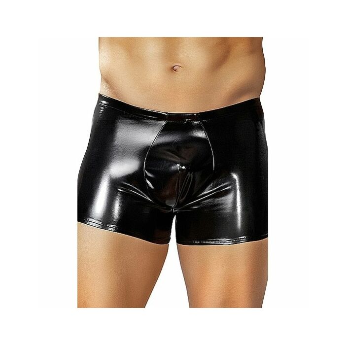 Male boxer effect black latex power