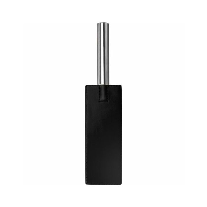 Paleta bdsm de cuero rectangular - negro