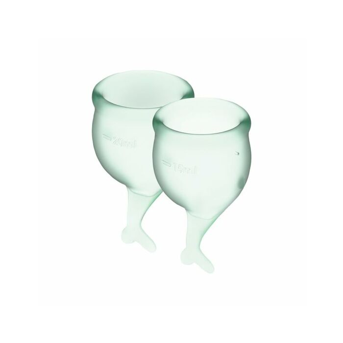 Satisfyer feel secure copa menstrual - verde